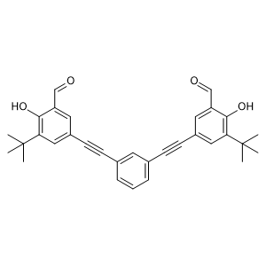 5,5'-(1,3-Phenylenebis(ethyne-2,1-diyl))bis(3-(tert-butyl)-2-hydroxybenzaldehyde)