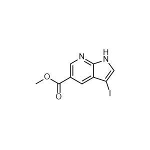 methyl 3-iodo-1H-pyrrolo[2,3-b]pyridine-5-carboxylate