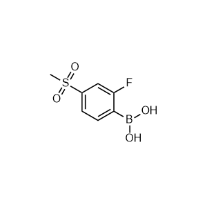 (2-fluoro-4-(methylsulfonyl)phenyl)boronic acid