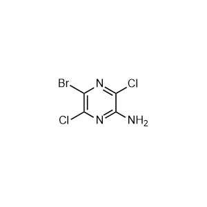 5-bromo-3,6-dichloropyrazin-2-amine