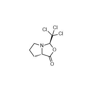 (3R,7aS)-3-(trichloromethyl)tetrahydro-1H,3H-pyrrolo[1,2-c]oxazol-1-one