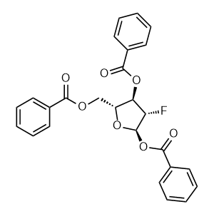 2-Deoxy-2-fluoro-1,3,5-tri-O-benzoyl-α-D-arabinofuranose