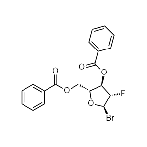 ((2R,3R,4S,5R)-3-(Benzoyloxy)-5-bromo-4-fluorotetrahydrofuran-2-yl)methyl benzoate
