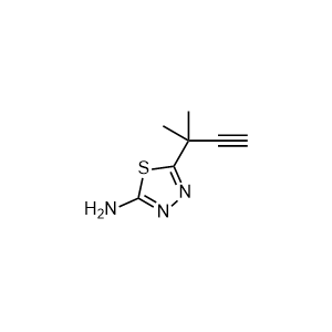 5-(2-Methylbut-3-yn-2-yl)-1,3,4-thiadiazol-2-amine