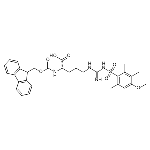N2-[(9H-Fluoren-9-ylmethoxy)carbonyl]-N5-[imino[[(4-methoxy-2,3,6-trimethylphenyl)sulfonyl]amino]methyl]-L-ornithine