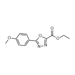 Ethyl 5-(4-methoxyphenyl)-1,3,4-oxadiazole-2-carboxylate
